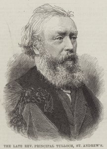 Der verstorbene Reverend Principal Tulloch, St. Andrews (Stich) von English School