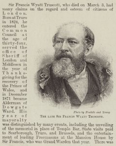 Der verstorbene Sir Francis Wyatt Truscott von English School