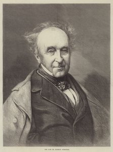 Der verstorbene Sir Roderick Murchison (Gravur) von English School
