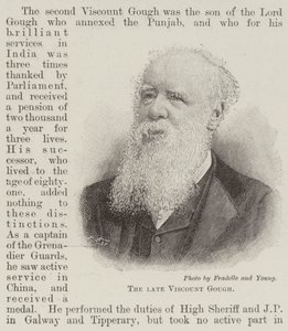 Der verstorbene Viscount Gough von English School