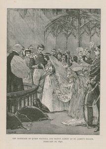 Die Hochzeit von Königin Victoria und Prinz Albert von English School