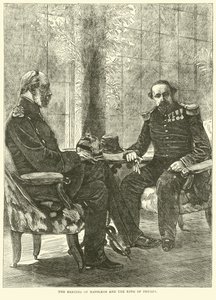 Das Treffen von Napoleon und dem König von Preußen, September 1870 von English School