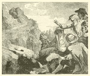 Die Berge in Arbeit (Gravur) von English School