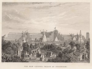 Der neue Crystal Palace in Sydenham von English School