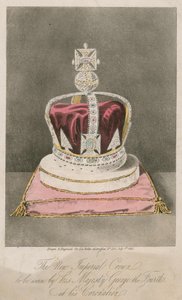 Die neue Kaiserkrone, die Seine Majestät Georg IV. bei seiner Krönung tragen wird von English School