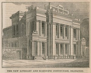 Die neue Literary and Scientific Institution, Islington, London von English School