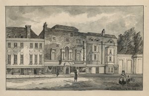 Die alte Königliche Akademie in Pall Mall von English School