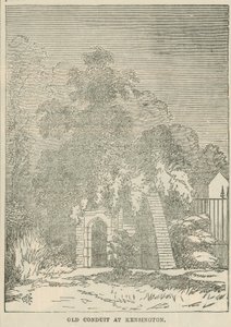 Der alte Wasserkanal in Kensington von English School