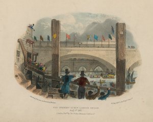 Die Eröffnung der neuen London Bridge von English School