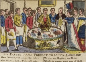 Die Konditoren präsentieren Königin Caroline von English School