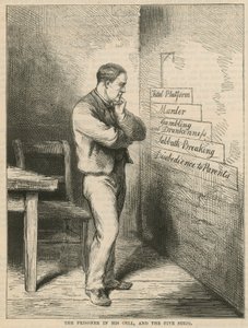 Der Gefangene in seiner Zelle und die fünf Stufen von English School
