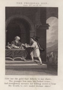 Der verlorene Sohn, Lukas XV, Vers 11, 32 von English School