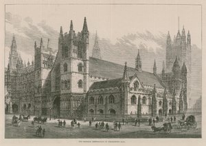 Der vorgeschlagene Wiederaufbau der Westminster Hall von English School