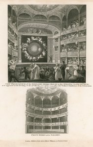 Das Proszenium des English Opera House im Strand (ehemals Lyceum)