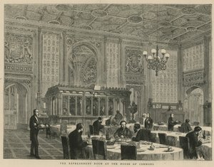 Der Erfrischungsraum im House of Commons von English School