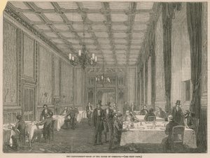 Der Erfrischungsraum im House of Commons von English School