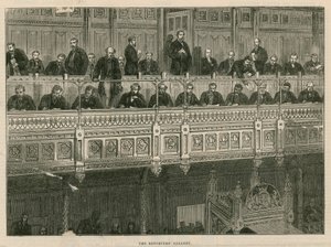 Die Reportergalerie im House of Commons von English School