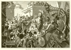 Die Rückkehr des Alkibiades nach Athen von English School