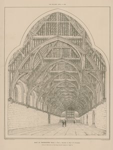 Das Dach der Westminster Hall von English School