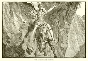 Das Opfer des Curtius von English School