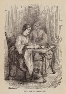 Die Nähmaschine (Gravur) von English School