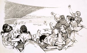 Das Schauspiel der Gladiatorenarena im antiken Rom von English School