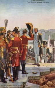 Die Übergabe Maltas an die Briten, 4. September 1800 von English School