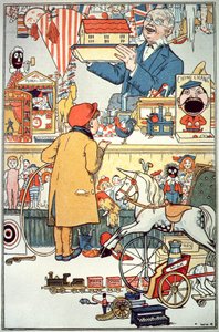 Der Spielzeugladen, ca. 1910 von English School