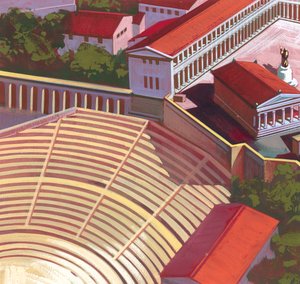 Theater im antiken Griechenland von English School
