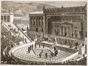 Theater des Dionysos in Athen von English School