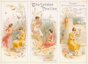 Theaterprogramm, The London Pavilion, Piccadilly von English School