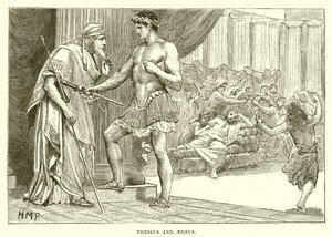 Theseus und Aegeus von English School