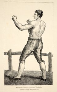 Thomas Cribb, Champion von England, nach dem Gemälde von De Wild von English School