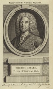 Thomas Holles, Herzog von Newcastle von English School