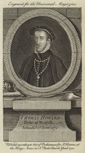 Thomas Howard, Herzog von Norfolk, enthauptet am 2. Juni 1572 von English School