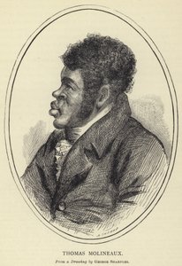 Thomas Molineaux, nach einer Zeichnung von George Sharples von English School