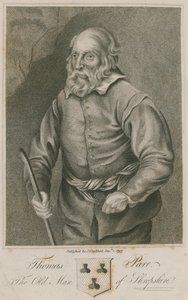 Thomas Parr, der alte Mann von Shropshire von English School