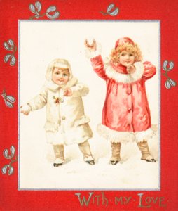 Schneebälle werfen von English School