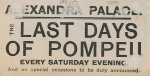 Ticket für Die letzten Tage von Pompeji im Alexandra Palace von English School
