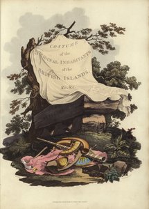 Titelseite von Die Kostüme der ursprünglichen Bewohner der britischen Inseln