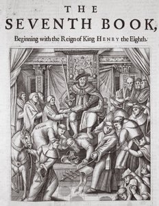 Titelseite, Das siebte Buch, aus Acts and Monuments von John Foxe, neunte Ausgabe, veröffentlicht 1684 von English School