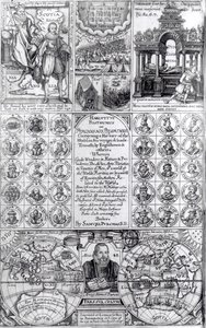 Titelseite der ersten Ausgabe von Hakluytus Posthumus or Purchas His Pilgrimes, veröffentlicht 1625