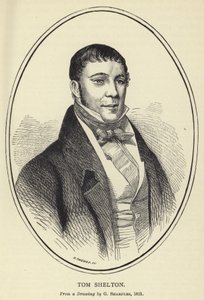 Tom Shelton, nach einer Zeichnung von G. Sharples, 1821 von English School