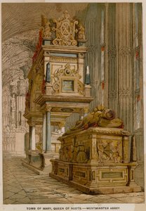 Grab von Maria Stuart in der Westminster Abbey von English School