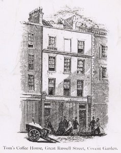 Toms Coffee House, Great Russell Street, Covent Garden von English School