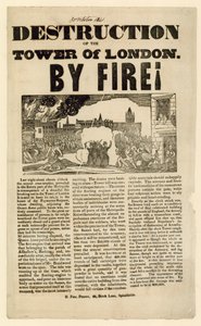 Tower von London Feuer, 1841