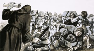 Stadt-Universitäts-Unruhen zwischen Einheimischen und Studenten