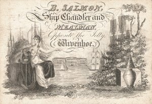 Handelskarte, B Salmon von English School