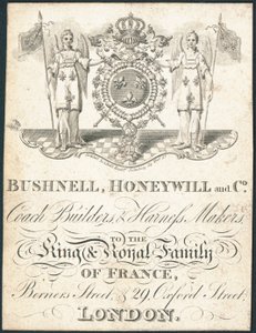 Handelskarte, Bushnell, Honeywill and Co von English School