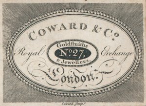 Visitenkarte, Coward & Co von English School